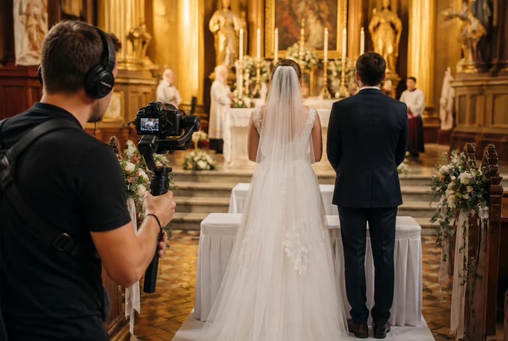 Jak przygotować oprawę fotograficzną i wideo pod mszę ślubną?